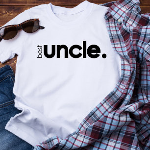 T-shirt basique pour oncle de style minimaliste po