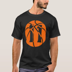 T-shirt Basket-ball 11 ans Anniversaire Joueurs Équipe Hom