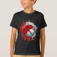 Basket-ball avec drapeau indonésien