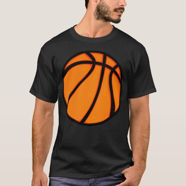 T-shirt Basket-ball Ball Sport de basket-ball cadeau  (Devant)