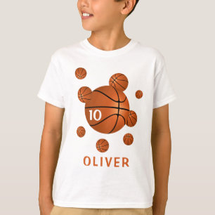 T-shirt Basket-ball Balls Sports Age, Nombre de joueurs