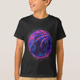 T-shirt Basket-ball Basketball Lover Dessin Waterc