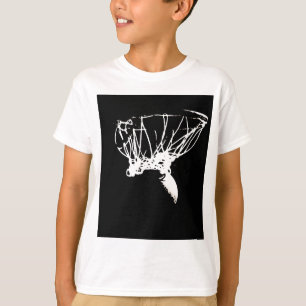 T-shirt Basket-ball Black White Pop Art