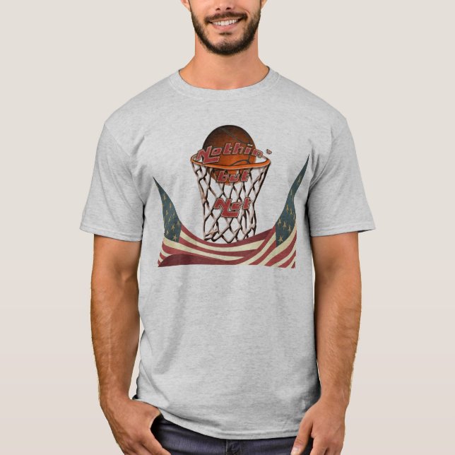 T-shirt Basket-ball de rien mais de filet dans le cercle (Devant)