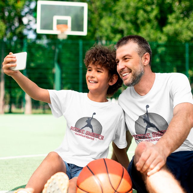 T-shirt Basket-ball de tir actif (Créateur téléchargé)
