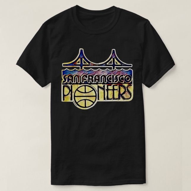 T-shirt Basket-ball des pionniers de San Francisco (Design devant)