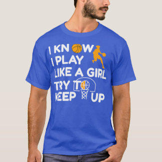 T-shirt Basket-ball Dit Femmes Fille