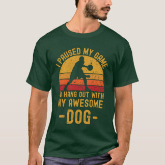 T-shirt Basket-ball et ami chien