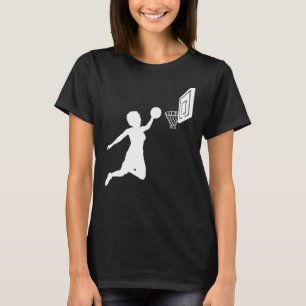T-shirt Basket-ball fille Slam Dunk Basketball Basketball