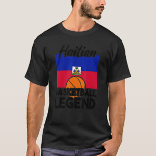 T-shirt Basket-ball Haïtien Style Haïti Drapeau Haïtien Pa