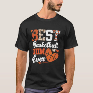 T-shirt Basket Ball Maman Meilleur Basket-ball Maman Jamai