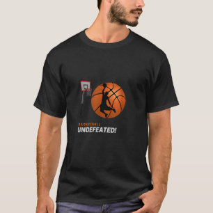 T-shirt Basket-ball non vaincu T chemise