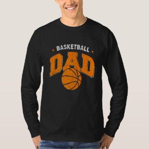 T-shirt Basket-ball Papa Great Us Basketball Sports Fier F