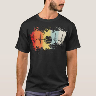 T-shirt Basket-ball Retro Vintage