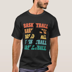 T-shirt Basket-ball Vintage rétro Basketball drôle