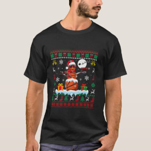 T-shirt Basket Balls Comme Snowman Lunettes de soleil Joue