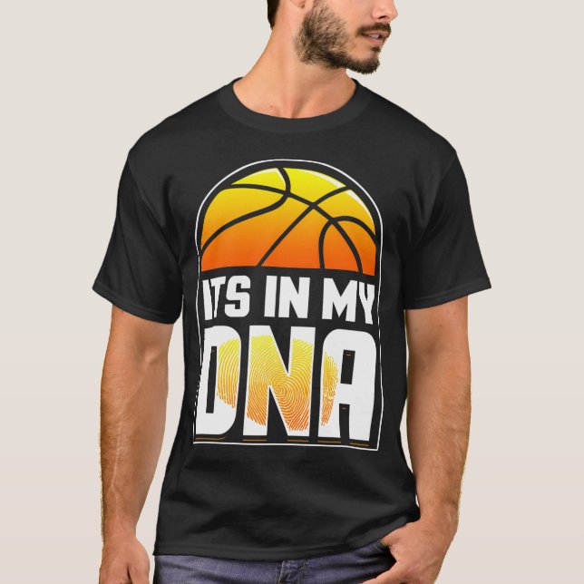 T-shirt Basket - C'Est Dans Mon Adn (Devant)