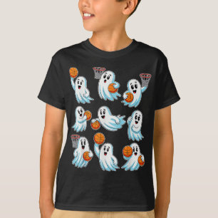 T-shirt Basket d'Halloween pour fantôme de Boom Basket d'H