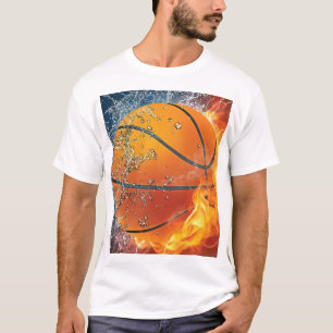 T-shirt Basket flamboyant