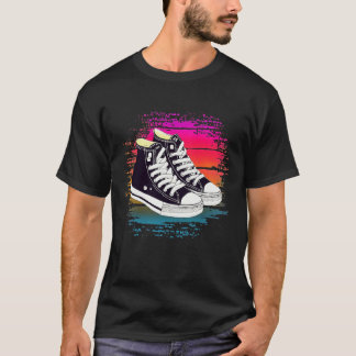 T-shirt Basket Sunset rétro