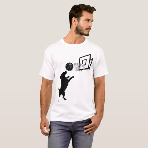 T-shirt Basketball Animal de Dessin Animé