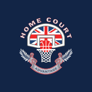 T-SHIRT BASKETBALL BRITAINE HOOPS TEAM LEAGUE COACH