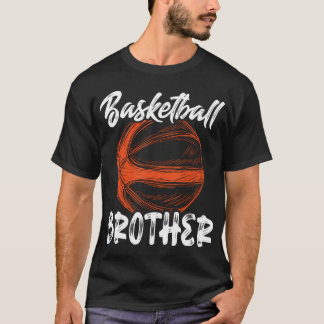 T-shirt Basketball Brother Pour Hommes Famille Corresponda