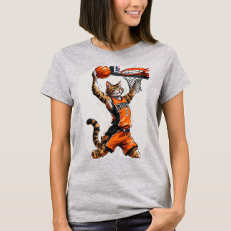 T-shirt Basketball Cat!