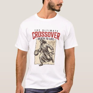 T-shirt Basketball chrétien vintage ultime croisé