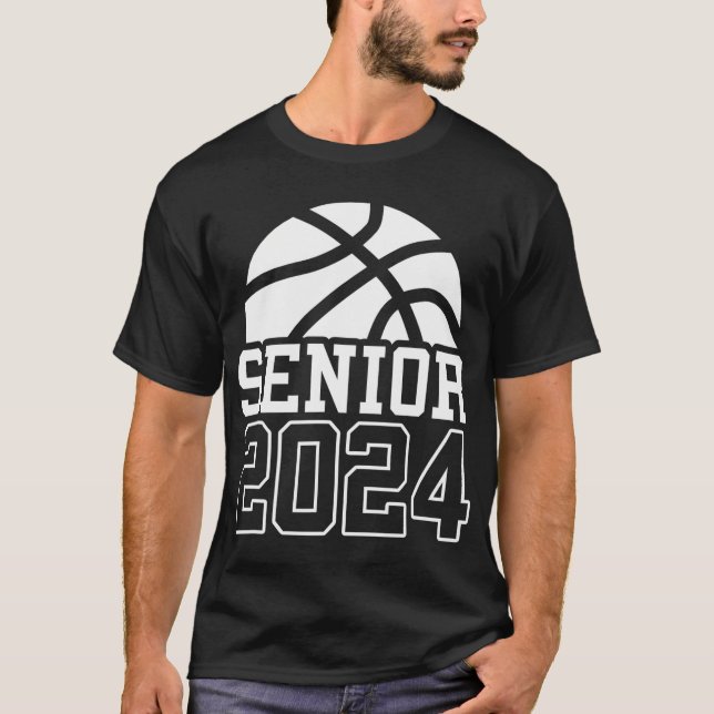 T-shirt Basketball Classe Secondaire De 2024 Lycée (Devant)