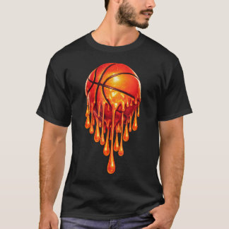 T-shirt Basketball Drip Aesthetic - Bball Slam Dunk
