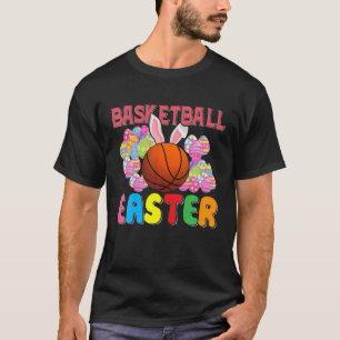 T-shirt Basketball Easter Happy Easter Day Funny Basketbal