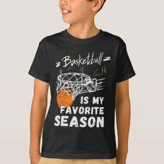 T-shirt Basketball Est Mon Cadeau De Saison Favorite