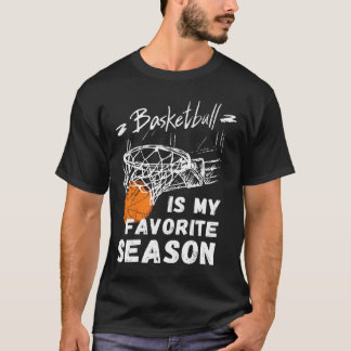 T-shirt Basketball Est Mon Cadeau De Saison Favorite