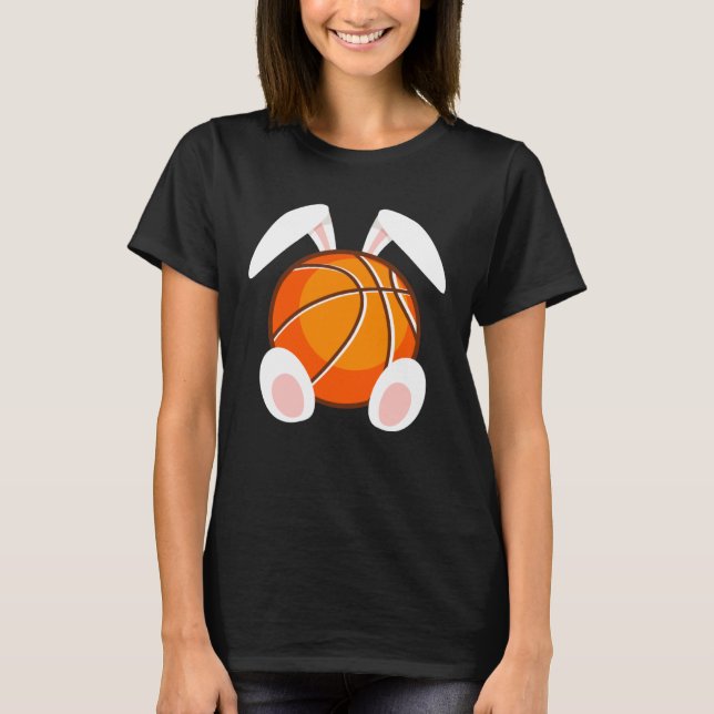 T-shirt Basketball fans Easter Bunny Happy Easter Basketba (Devant)