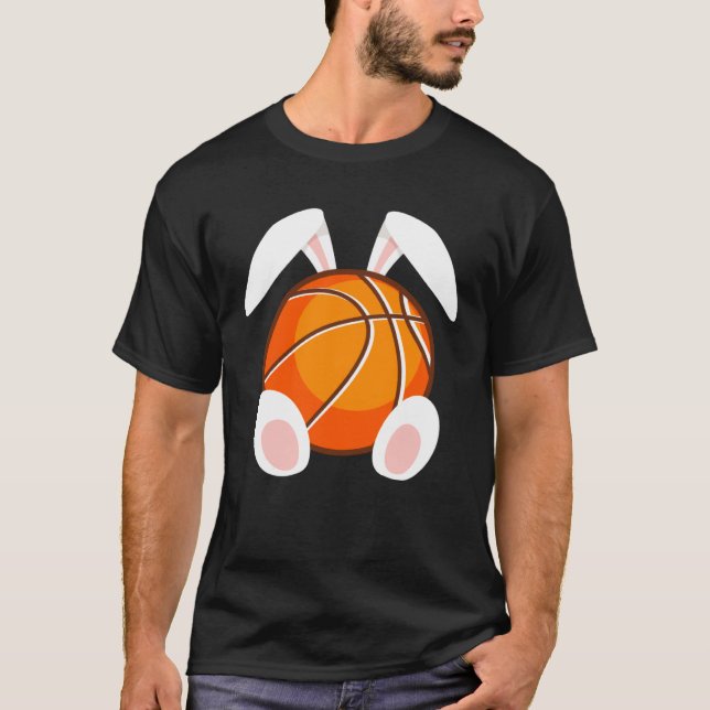 T-shirt Basketball fans Easter Bunny Happy Easter Basketba (Devant)