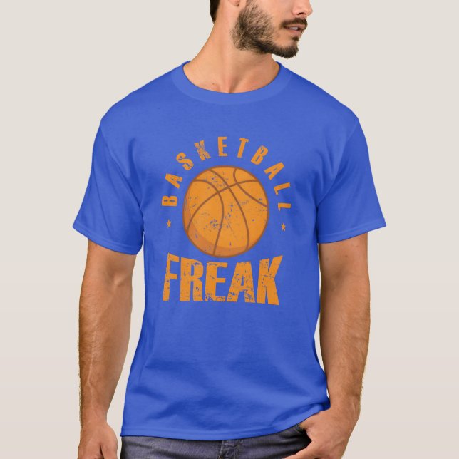 T-shirt Basketball Freak Ball Sports America USA friends (Devant)