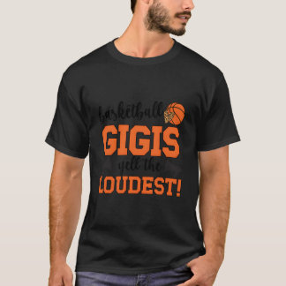 T-shirt Basketball Gigi Grandma Gigi Of A Basketball Playe