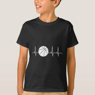 T-shirt Basketball Heartbeat Ekg Basketball Coach