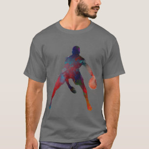 T-shirt basketball joueur basketball sport (2)
