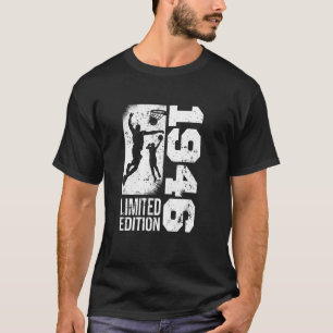 T-shirt Basketball-joueurs Vintage né en 1946 Anniversaire