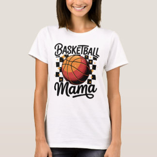 T-shirt Basketball Mama Retro Mom