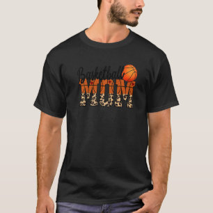 T-shirt Basketball Maman Aime Regarder Mon Enfant Jouer Ba