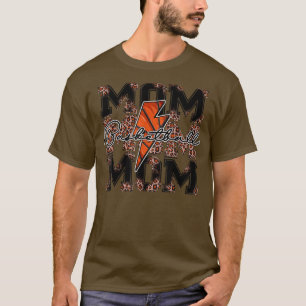 T-shirt Basketball Maman léopard éclair boulon de basket g