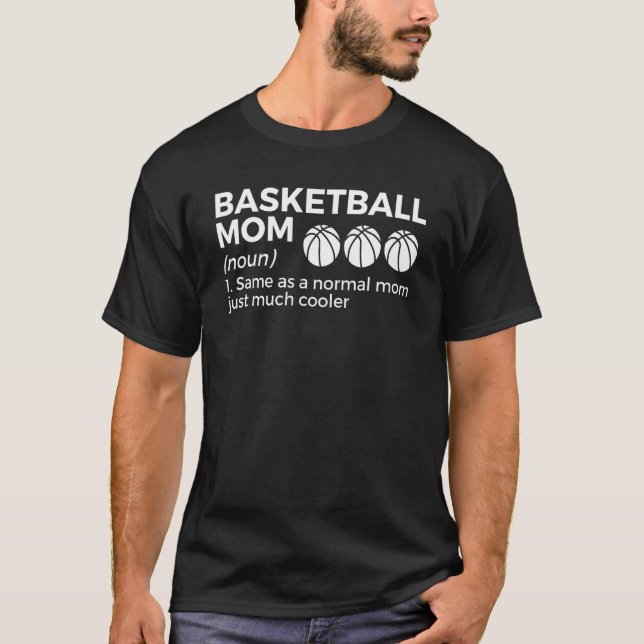 T-shirt Basketball Mom Definition (Devant)