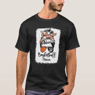 T-shirt Basketball Nana Vintage Léopard Chignon Méche Blon