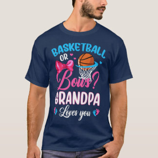T-shirt Basketball ou Bows grand-père vous aime Genre Révé