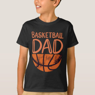T-shirt Basketball Papa - Basketball Lecteur Vintage Baske
