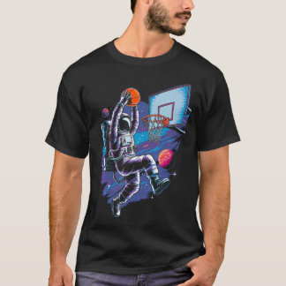 T-shirt Basketball Player Astronaut Astronomy Astrology Ou
