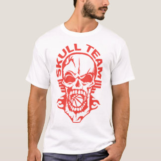 T-shirt basketball skull team tete de mort equipe logo